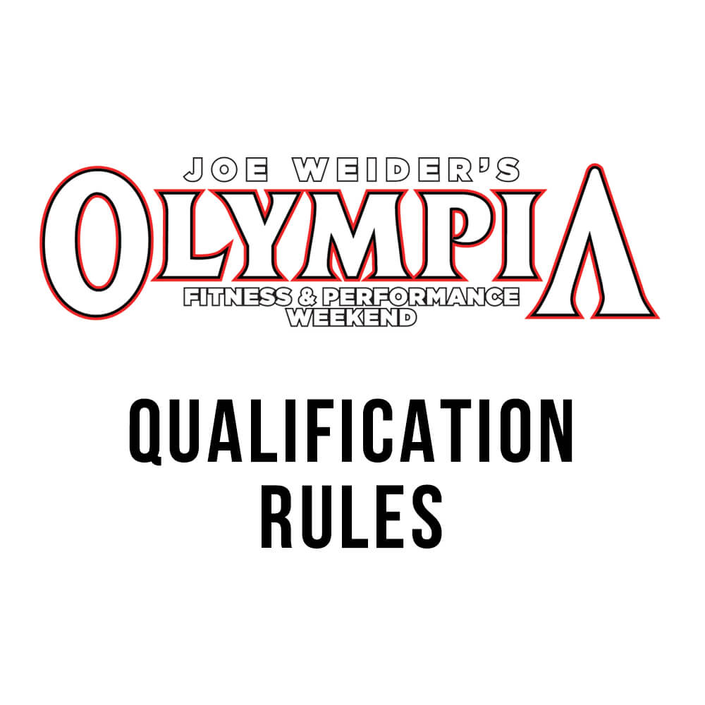 Olympia Qualification Rules
