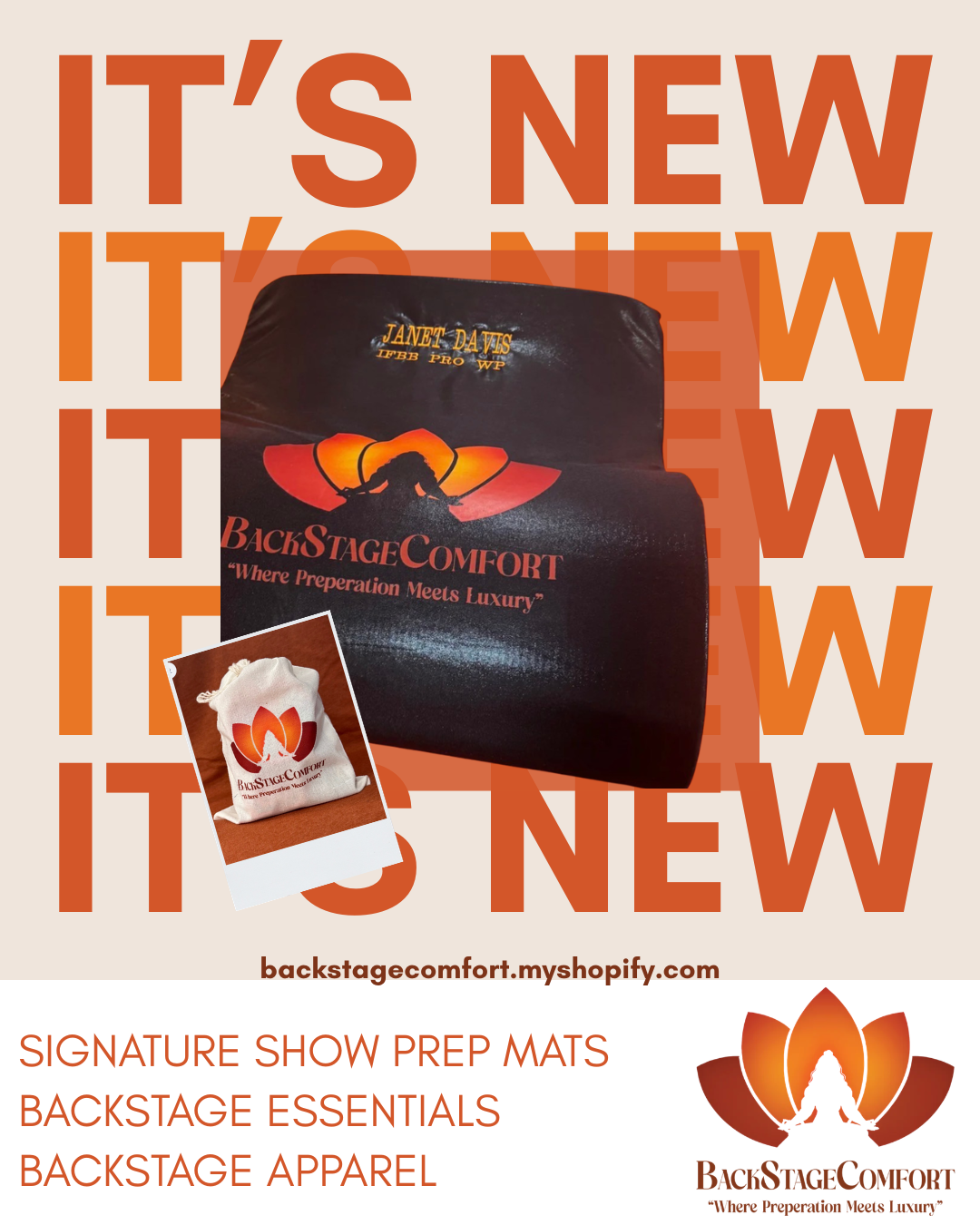 sms & sns promo ad backstage comfort