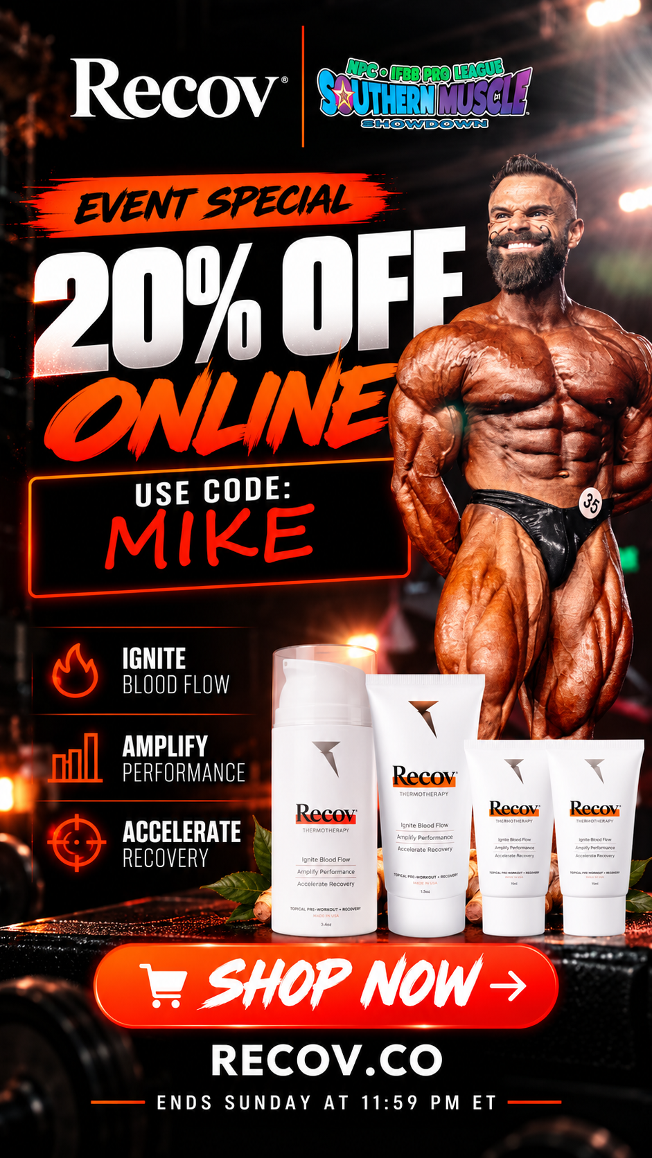 2026 SMS sponsor promo ad recov